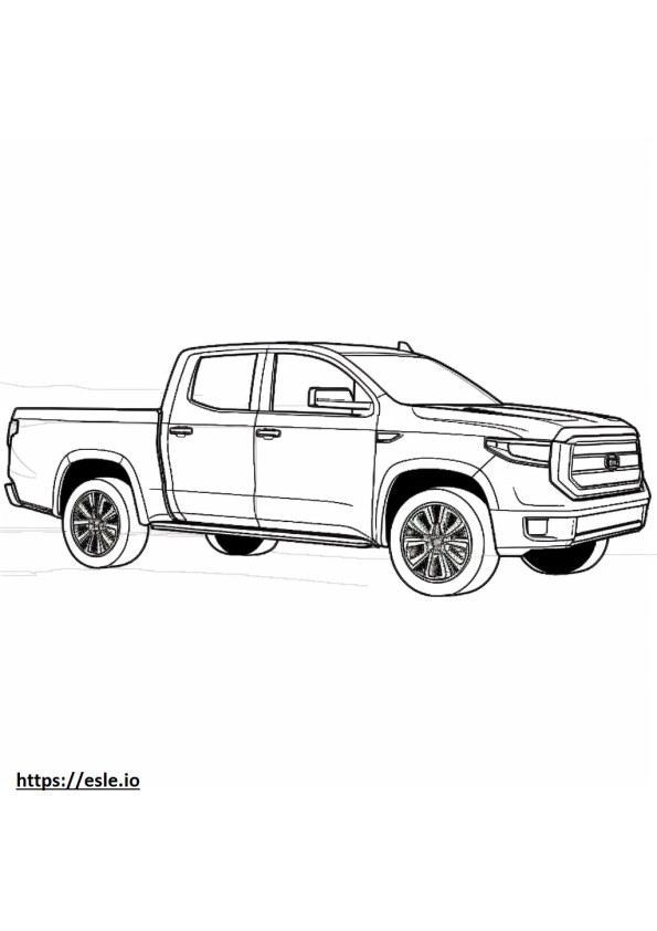 Toyota Tundra 2WD 2024 para colorir