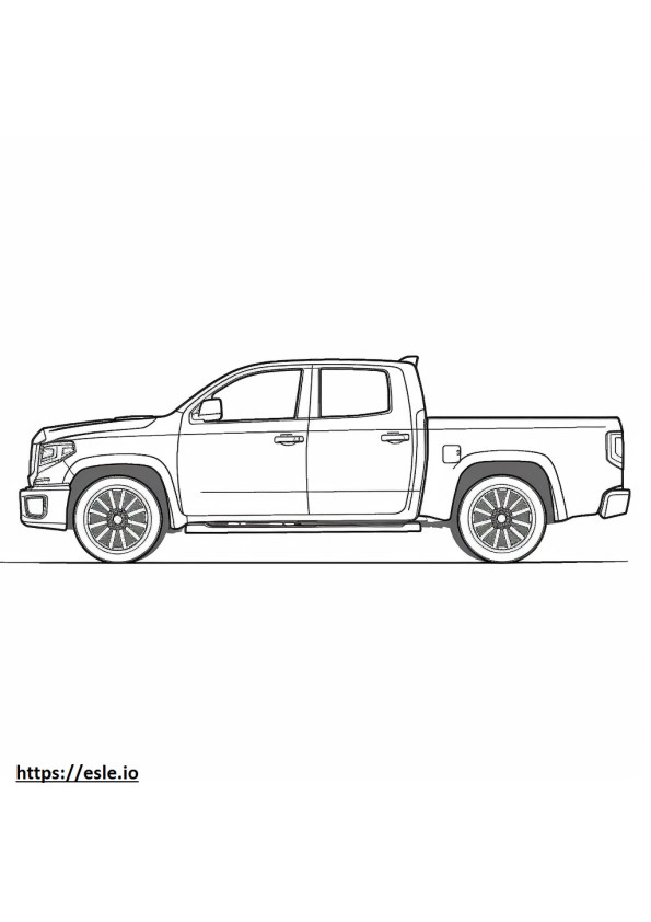 Toyota Tundra 2WD 2024 para colorir