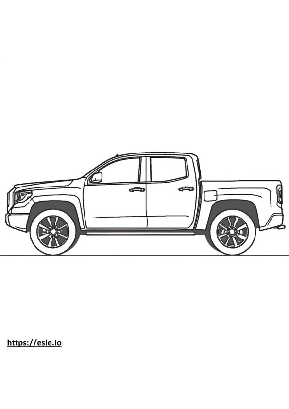 Toyota Tundra 4WD 2024 coloring page