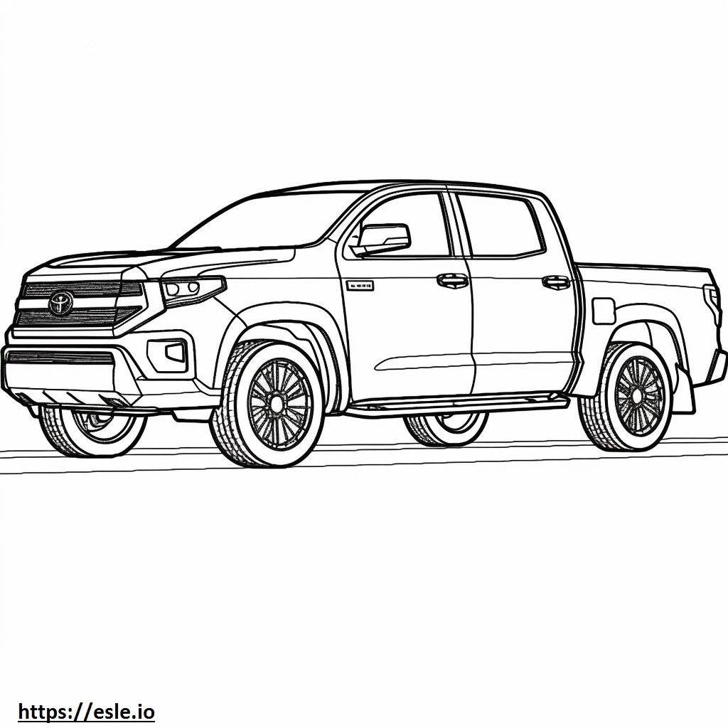 Toyota Tundra 4WD PRO 2024 kolorowanka