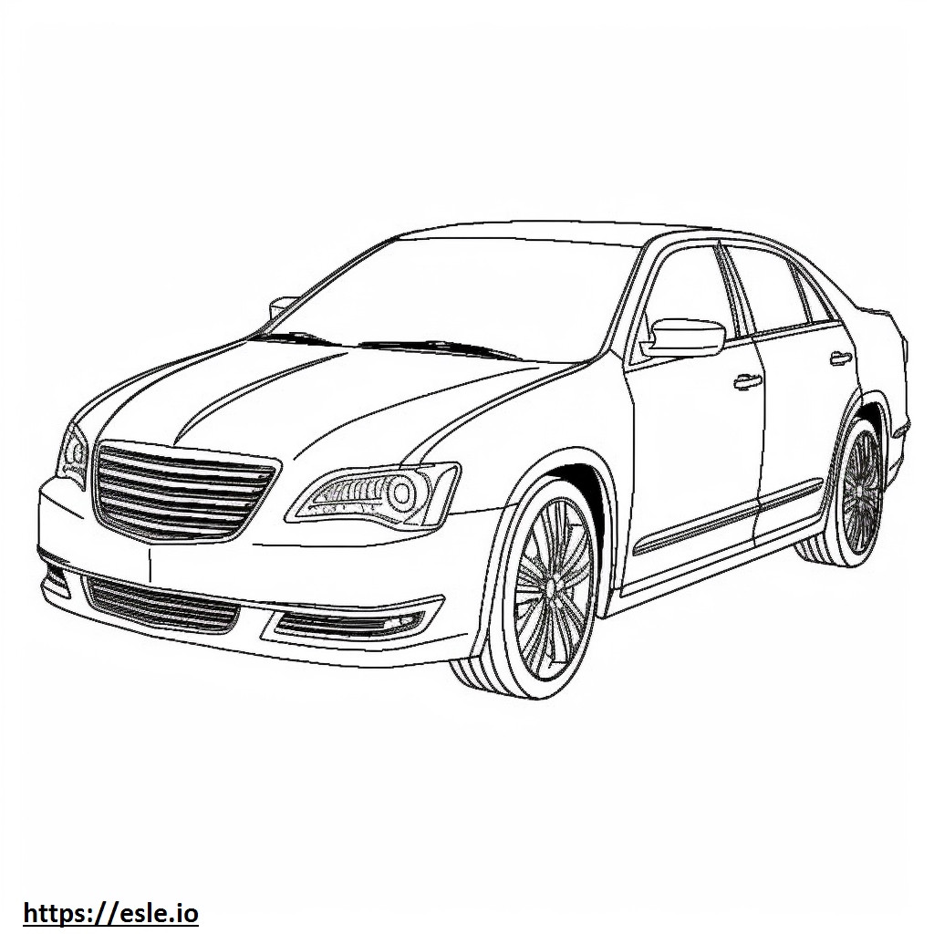 Chrysler Pacifica 2024 coloring page
