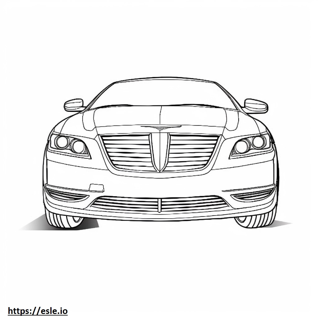 Chrysler Pacifica 2024 coloring page