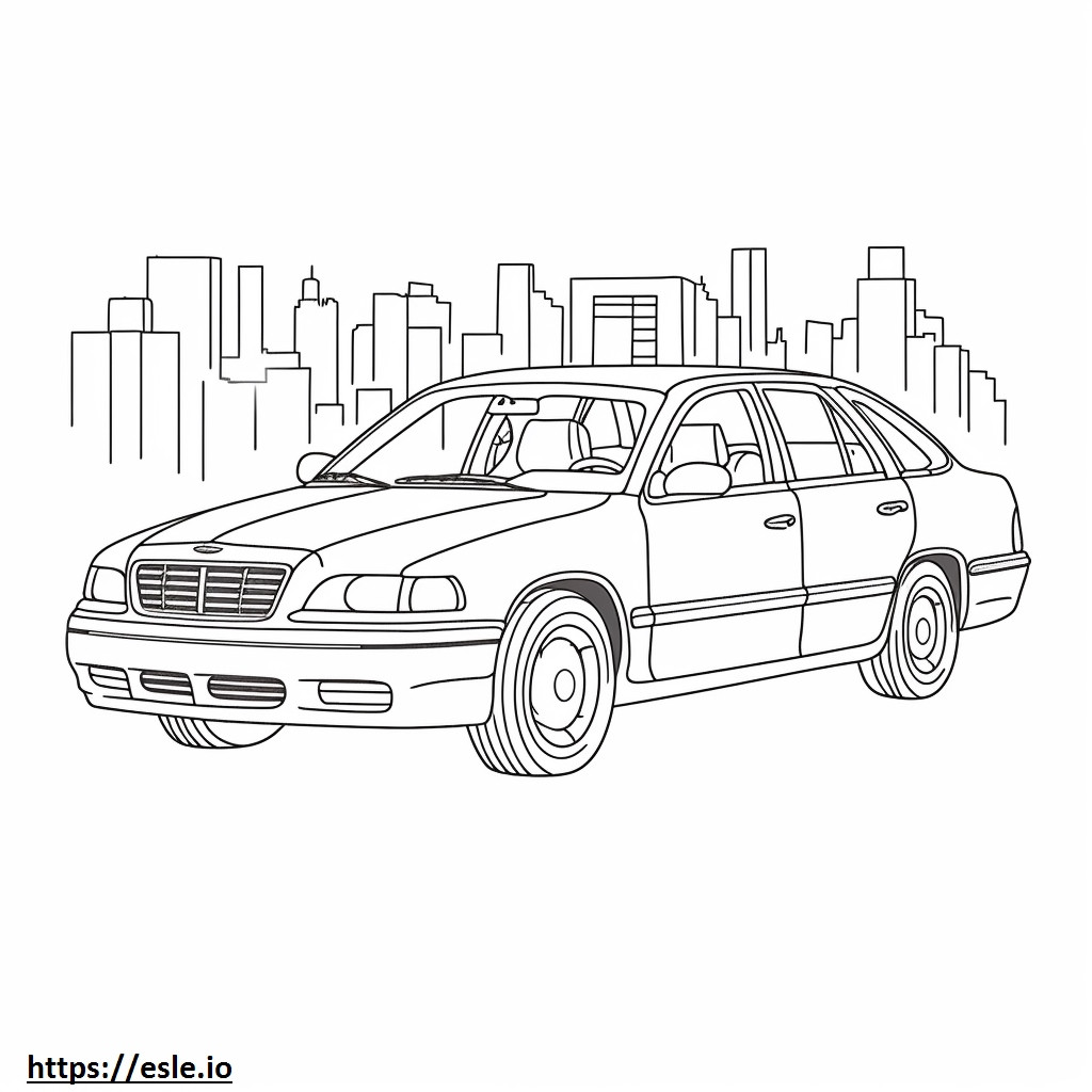 Chrysler Voyager 2024 coloring page