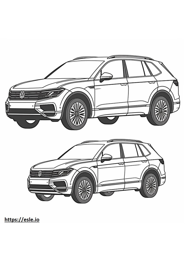 Volkswagen Tiguan 2024 kleurplaat