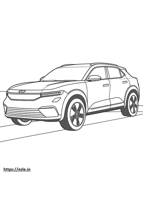 Volkswagen Tao 2024 gambar mewarnai