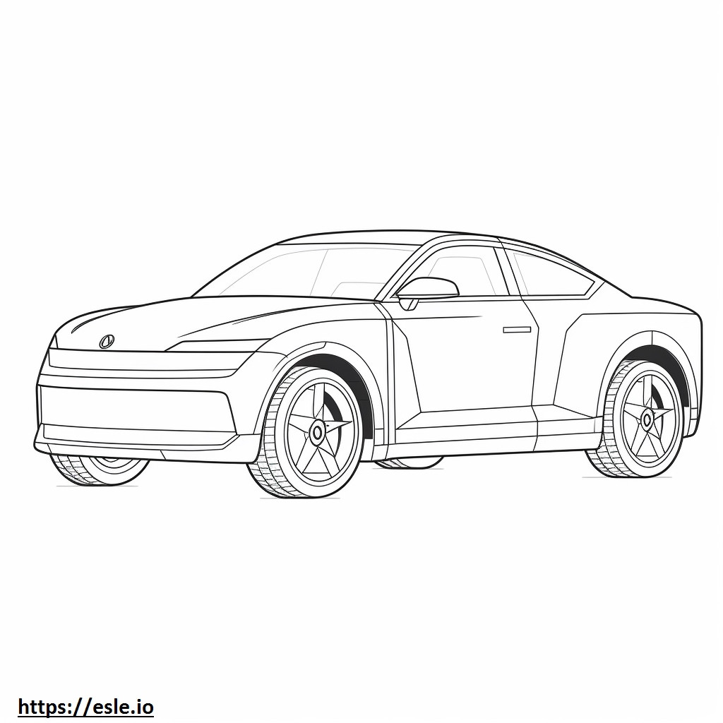 Coloriage Volkswagen Taos 2024 à imprimer