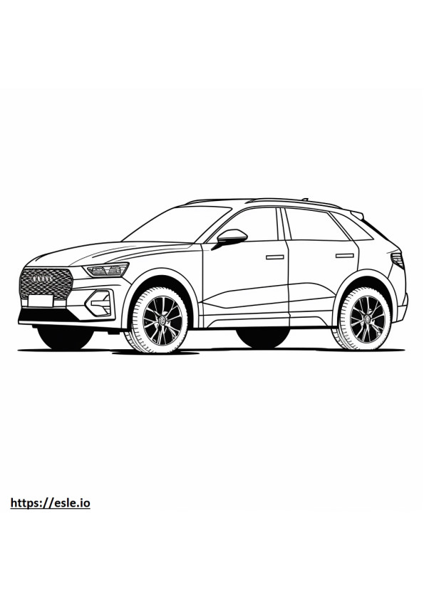 Audi Q3 quattro 2024 kolorowanka