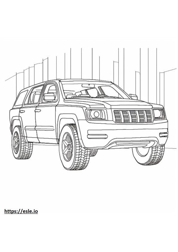 Jeep Compass 4WD 2024 kolorowanka