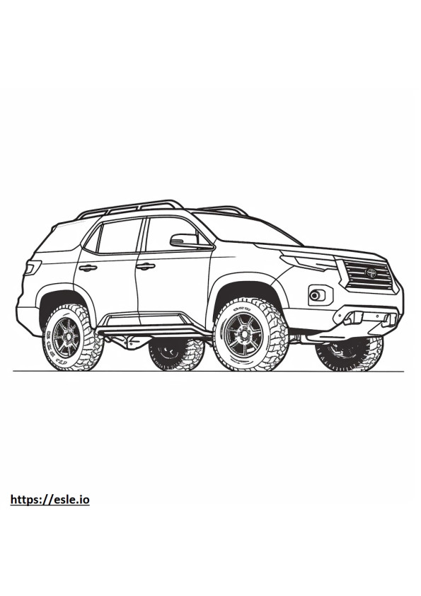 Nissan Pathfinder 4WD Rock Creek 2024 para colorir
