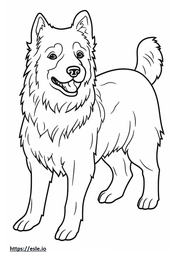 Cairn Terrier fofo para colorir