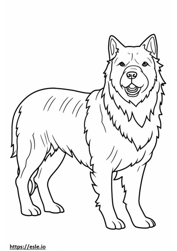 Coloriage Amical pour les Cairn Terriers à imprimer