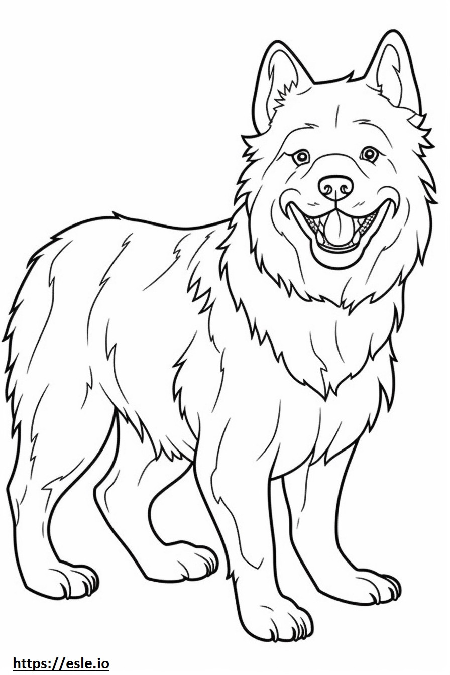 Amigável ao Cairn Terrier para colorir