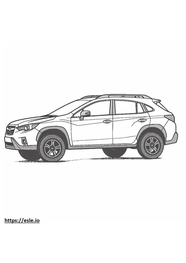 Subaru Crosstrek Wilderness AWD 2024 kolorowanka