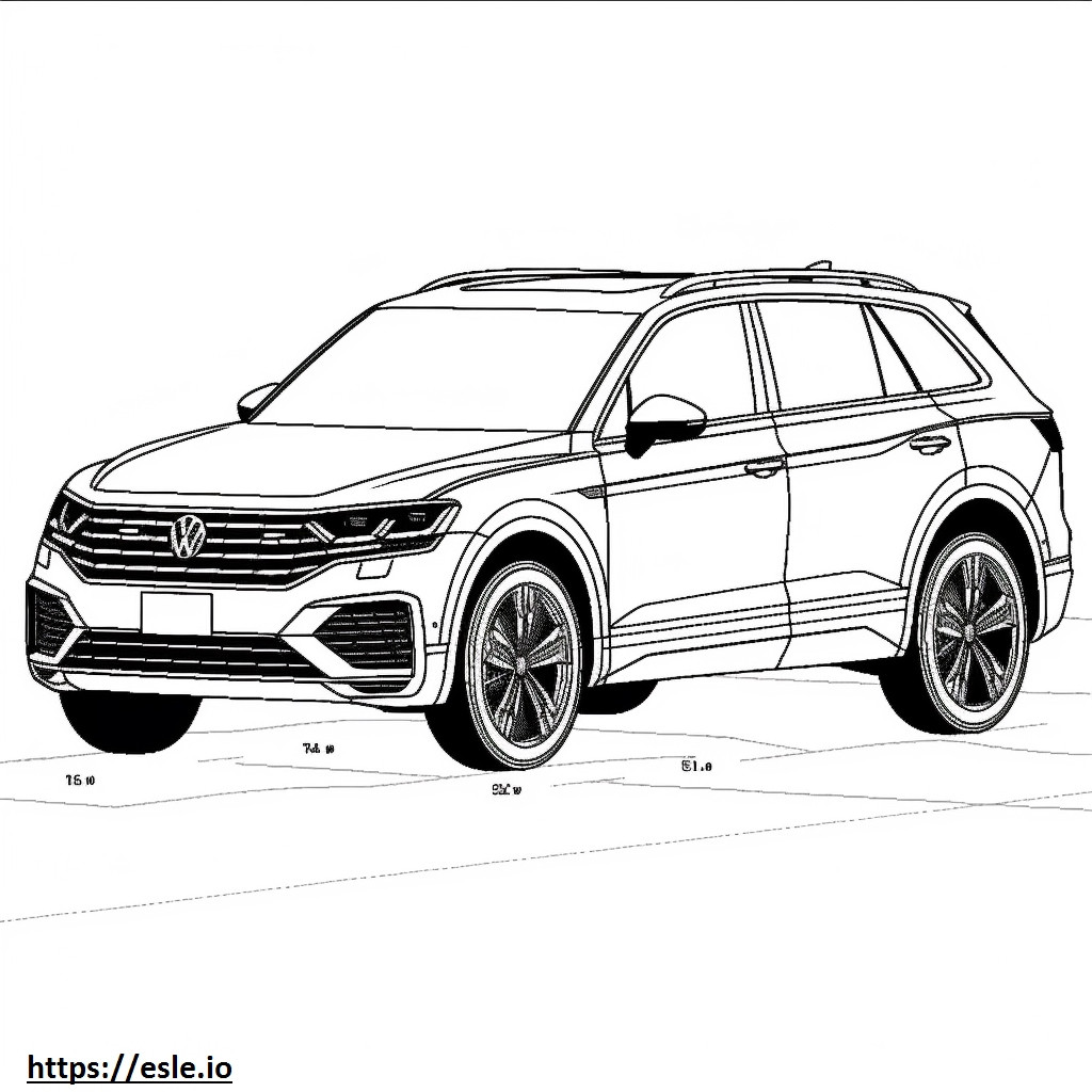 Volkswagen Tiguan R-Line 4motion 2024 para colorir