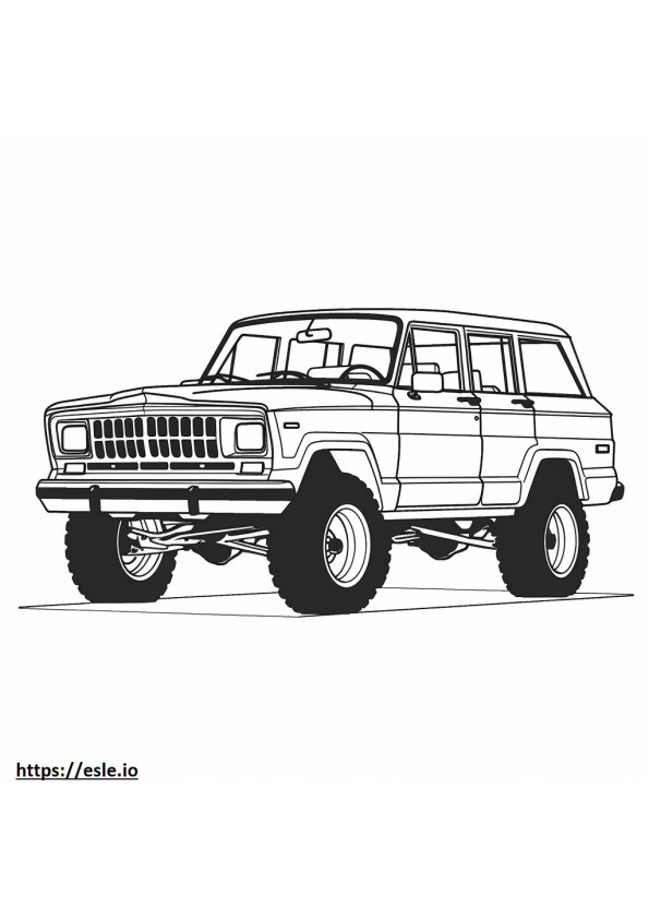 Jeep Wagoneer 2WD 2024 de colorat