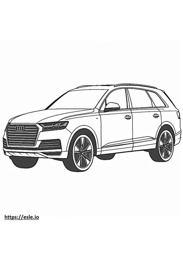 Audi SQ7 2024 värityskuva