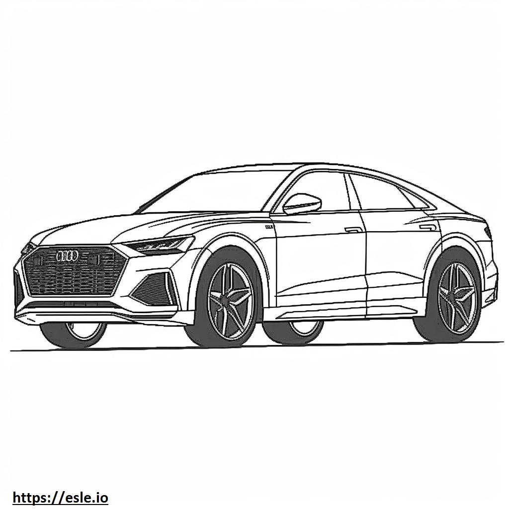 Audi RS Q8 2024 boyama