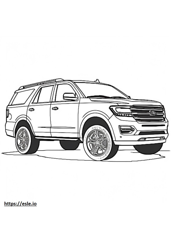Ford Expedition 4WD 2024 de colorat