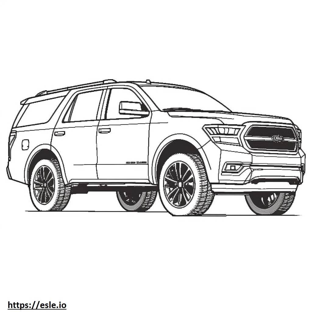 Ford Expedition 4WD 2024 kolorowanka