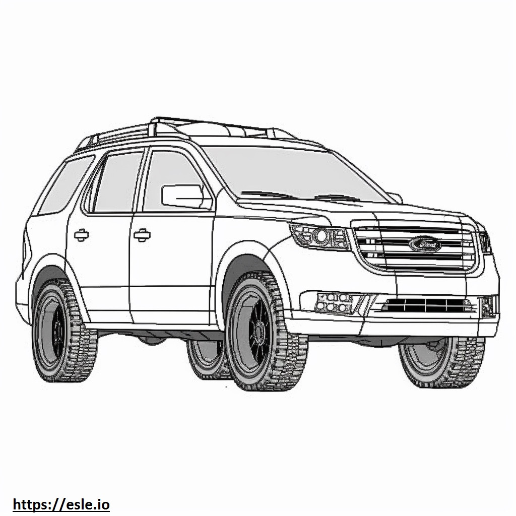 Ford Expedition Timberline AWD 2024 coloring page