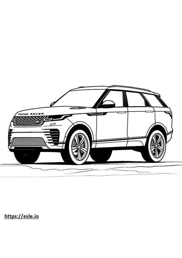 Land Rover Range Rover Sport MHEV 2024 kolorowanka