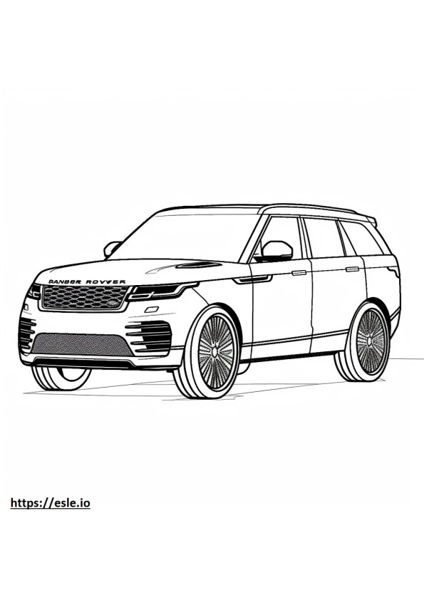 Land Rover Range Rover Sport MHEV 2024 para colorear e imprimir