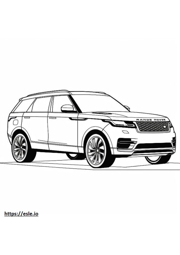 Land Rover Range Rover Sport MHEV 2024 gambar mewarnai