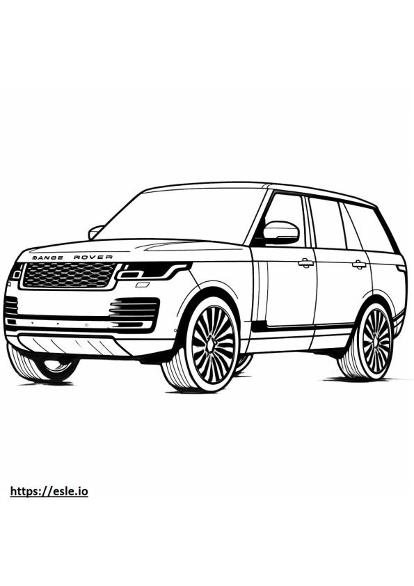 Land Rover Range Rover SV MHEV 2024 de colorat