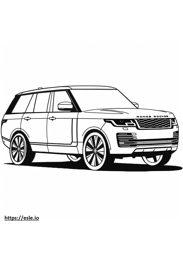 Land Rover Range Rover SV MHEV 2024 szinező