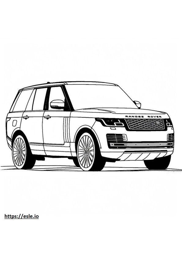 Land Rover Range Rover SV LWB MHEV 2024 szinező