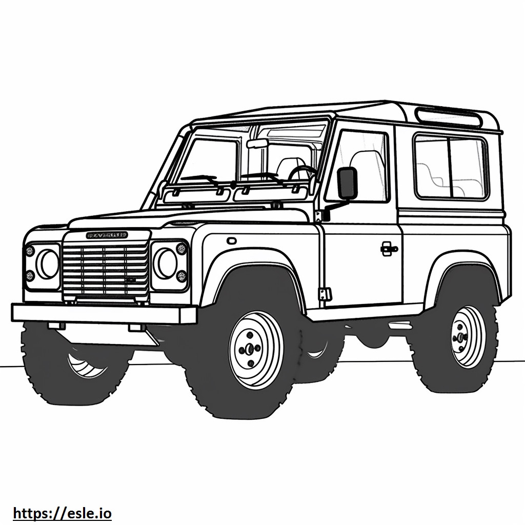 Land Rover Defender 130 P300 MHEV 2024 kolorowanka