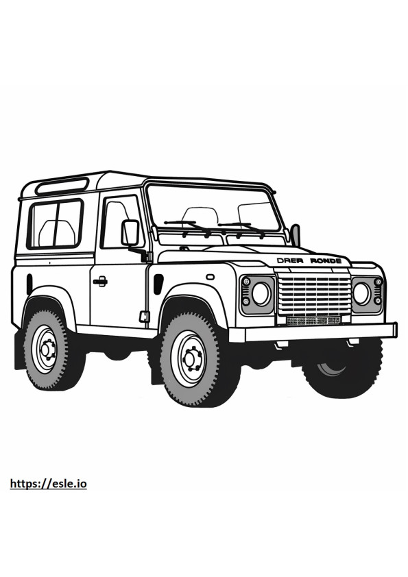 Land Rover Defender 130 P300 MHEV 2024 szinező