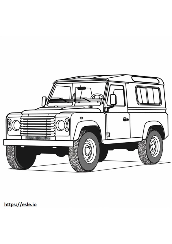 Land Rover Defender 130 Giden 2024 boyama