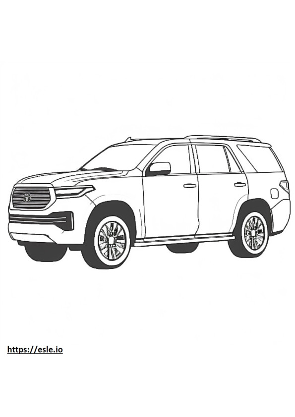 Toyota Sequoia 4WD 2024 värityskuva