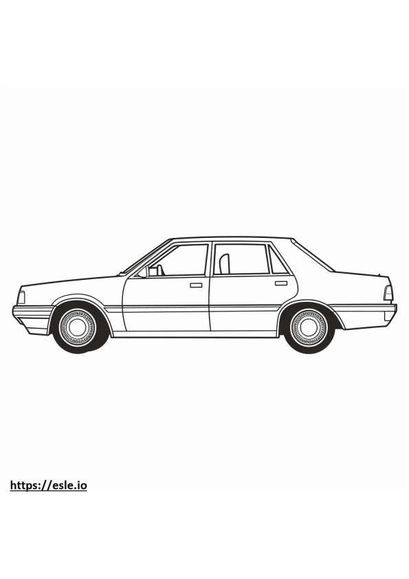 Toyota GR Corolla 2024 coloring page