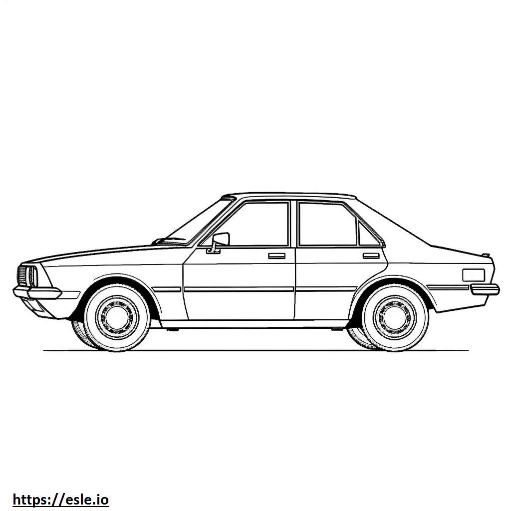 Toyota GR Corolla 2024 coloring page