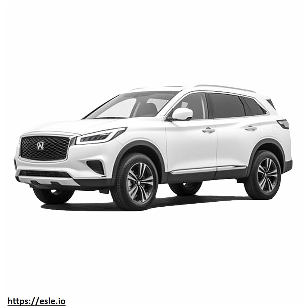 Infiniti QX50 2024 coloring page