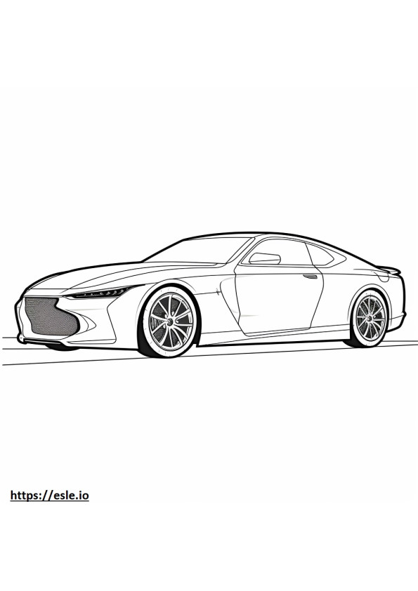Lexus TX 350 2024 coloring page