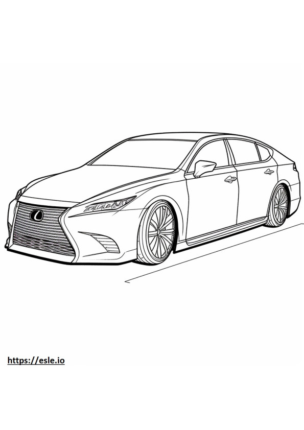 Lexus TX 350 2024 coloring page