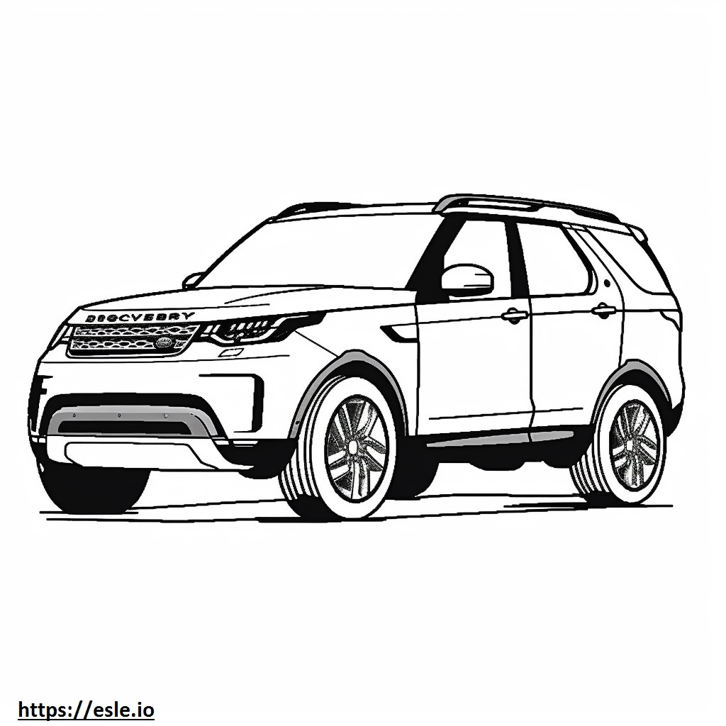 Land Rover Discovery MHEV 2024 para colorear e imprimir