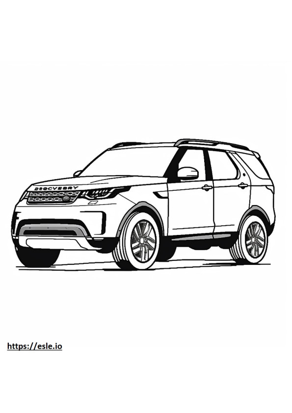 Land Rover Discovery MHEV 2024 para colorir