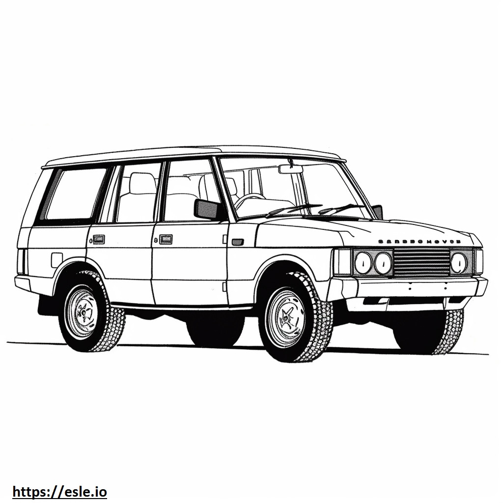 Land Rover Range Rover P360 LWB MHEV 2024 coloring page