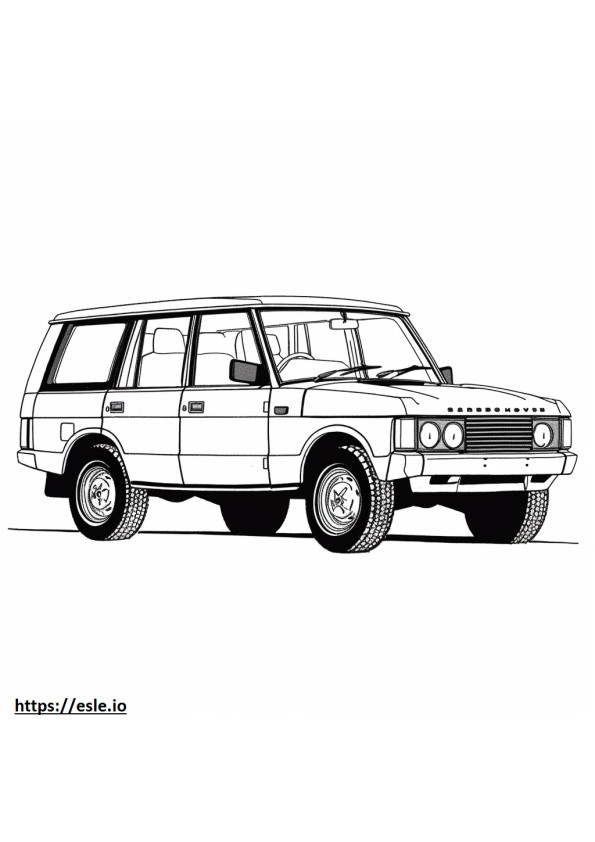Land Rover Range Rover P360 LWB MHEV 2024 da colorare