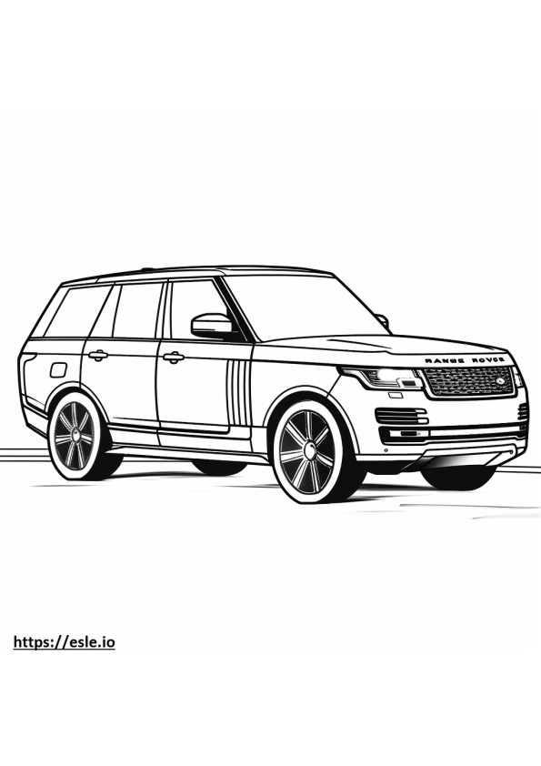 Land Rover Range Rover P360 LWB MHEV 2024 para colorir
