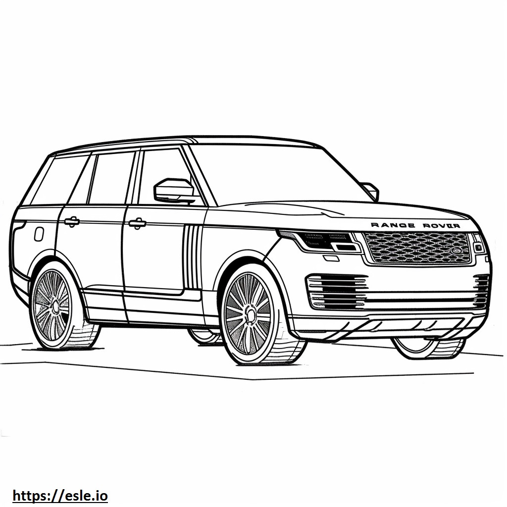 Land Rover Range Rover Sport P400 MHEV 2024 kolorowanka
