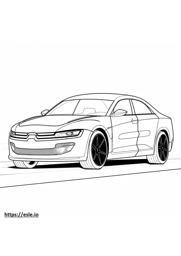 Dodge Hornet PHEV AWD 2024 coloring page