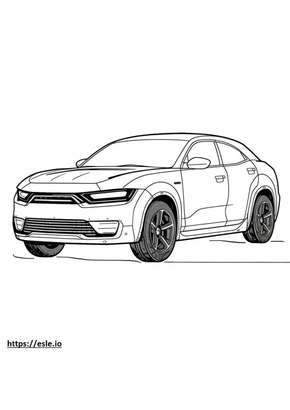 Dodge Hornet PHEV AWD 2024 para colorir