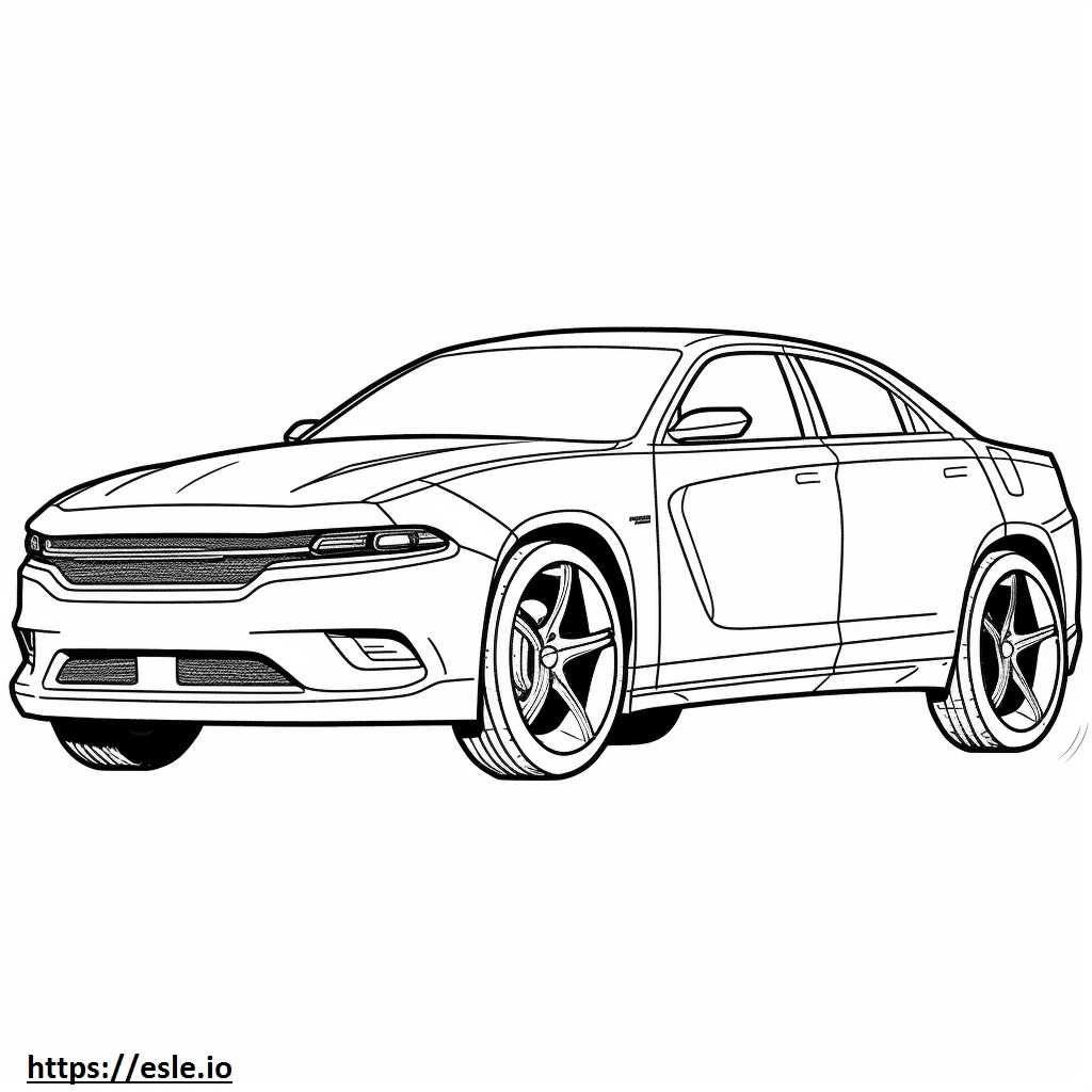 Dodge Hornet PHEV AWD 2024 coloring page