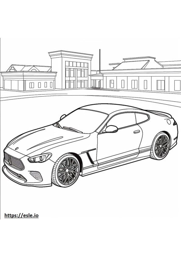 Maserati MC20 2024 coloring page