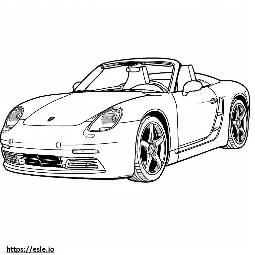 Porsche 911 Carrera S 2024 coloring page